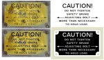 CAUTION, do not tighten... Dataplate01.jpg