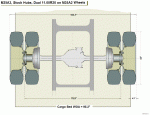 M35A3, dual 11.00R20s, stock rear hub.GIF